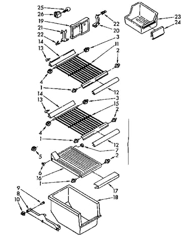 Freezer interior