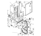 Kenmore 1068552972 cabinet diagram