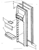 Refrigerator interior door panel