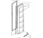 Kenmore 1068552932 freezer interior door panel diagram