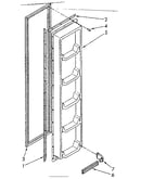 Freezer interior door panel