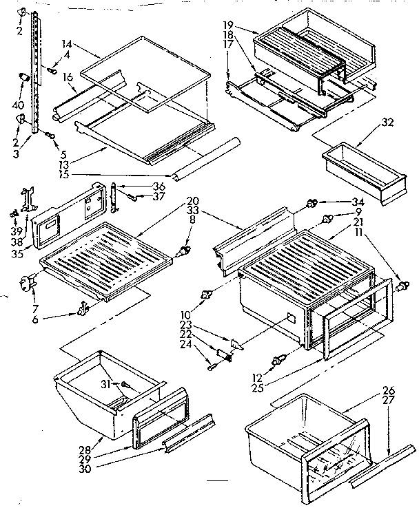 Refrigerator interior