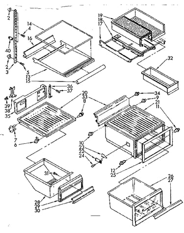 Refrigerator interior