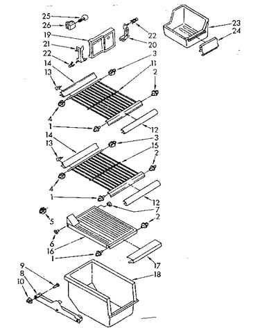 Freezer interior