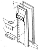 Refrigerator interior door panel