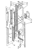 Freezer exterior door panel