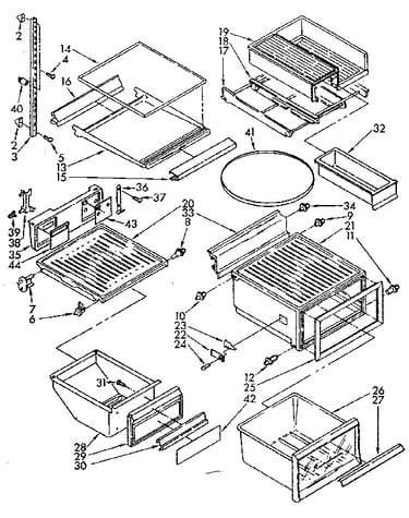 Refrigerator interior