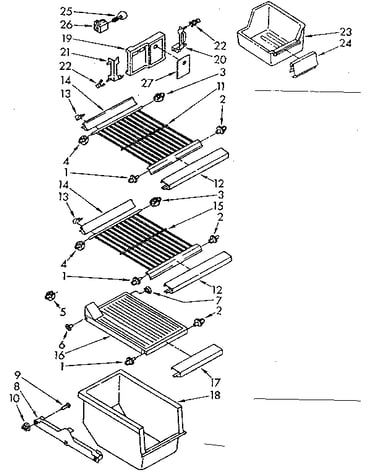 Freezer interior