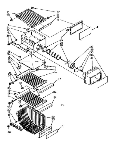 Freezer interior