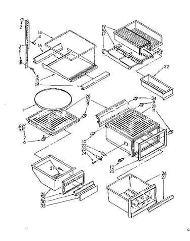 Refrigerator interior