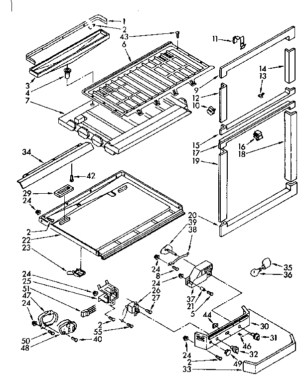 Breaker and partition parts