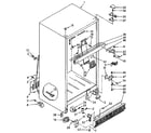 Kenmore 1068740861 cabinet parts diagram