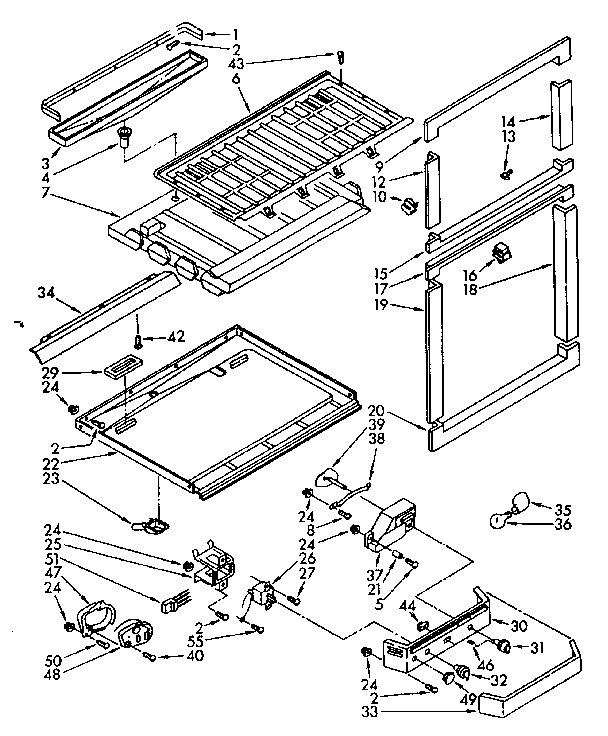 Breaker and partition parts