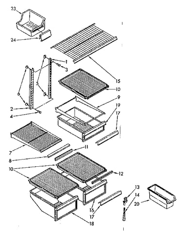 Shelf parts