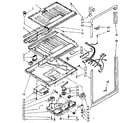 Kenmore 1068748592 compartment separator and control parts diagram
