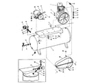 Craftsman 106175351 air compressor diagram