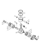 Piston and crankshaft