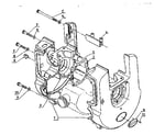 Kioritz SRM-302-AOX crankcase diagram