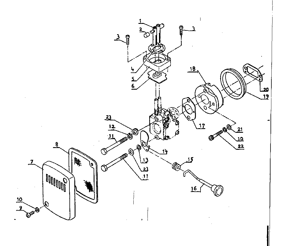 Air filter and insulator