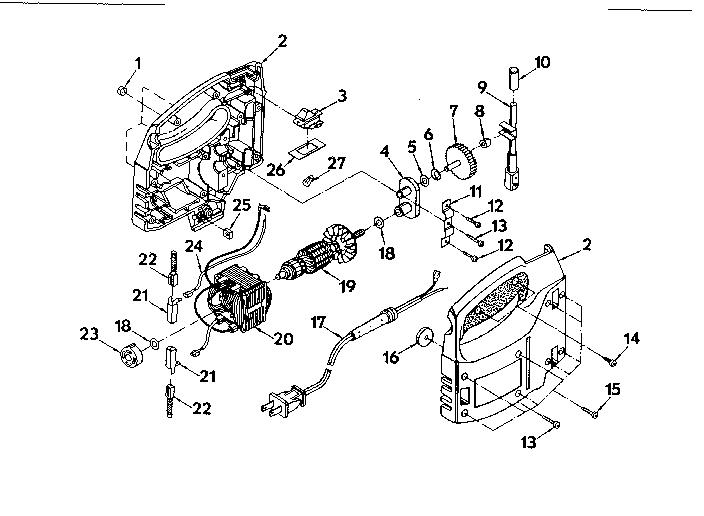 Field and armature assembly
