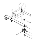 Engine mounting support (models 580.327111, 580.327121)