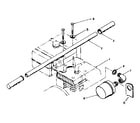 Craftsman 580327121 muffler and handle (model 580.327121 only) diagram