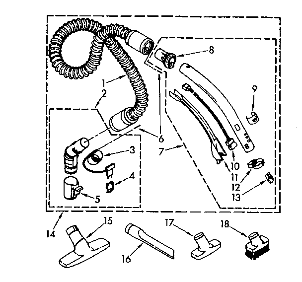 HOSE AND ATTACHMENT