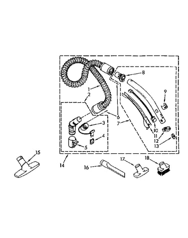 Hose and attachment