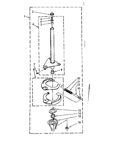 Brake and drive tube