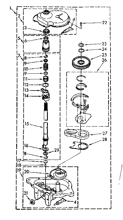 Gearcase parts