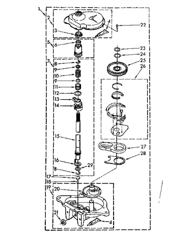 Gearcase parts