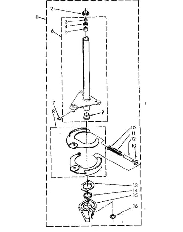 Brake and drive tube