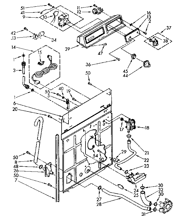 Controls and rear panel