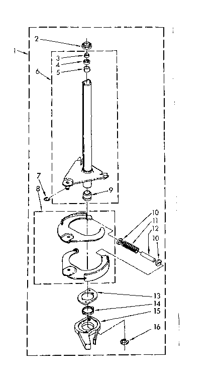 Brake and drive tube