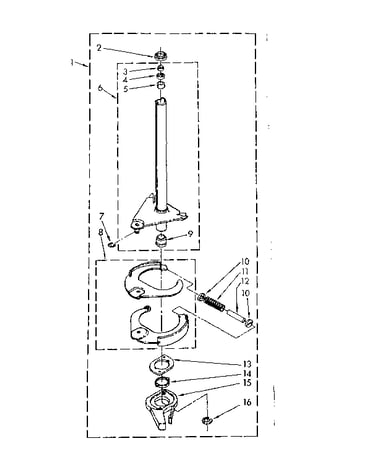Brake and drive tube