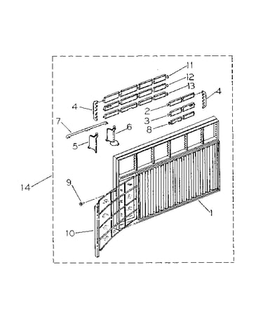 Cabinet and front panel