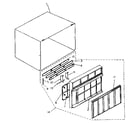Kenmore 2538740842 cabinet parts diagram