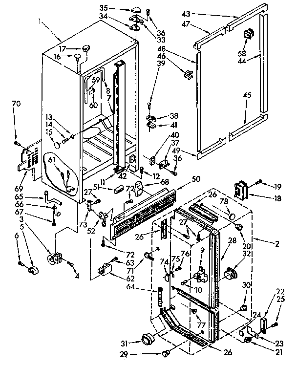 Cabinet parts