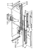 Refrigerator exterior door panel parts