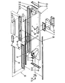 Freezer exterior door panel parts