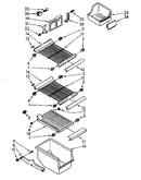 Freezer interior parts