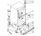 Kenmore 1068740930 cabinet parts diagram