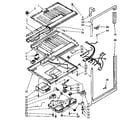 Kenmore 1068748640 compartment separator and control parts diagram