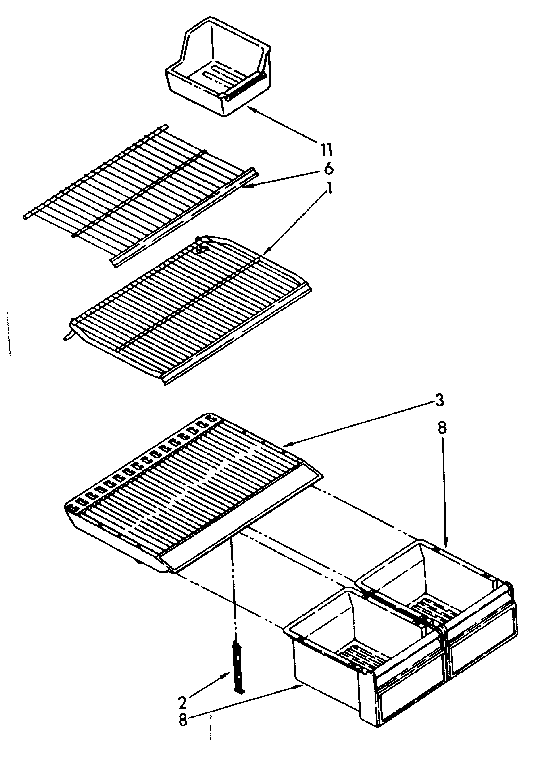 Shelf parts