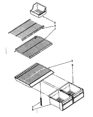 Shelf parts