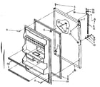 Kenmore 1068766310 refrigerator door parts diagram
