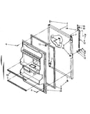 Refrigerator door parts