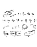 Ice maker installation parts