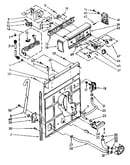 Controls and rear panel parts