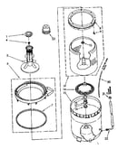Agitator, basket and tub parts